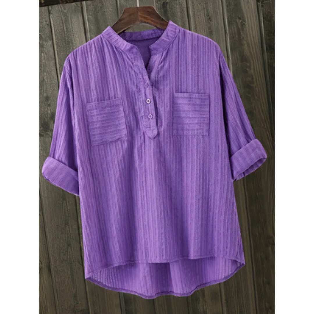 Marie - Ležérní dlouhý rukáv každodenní košilový top