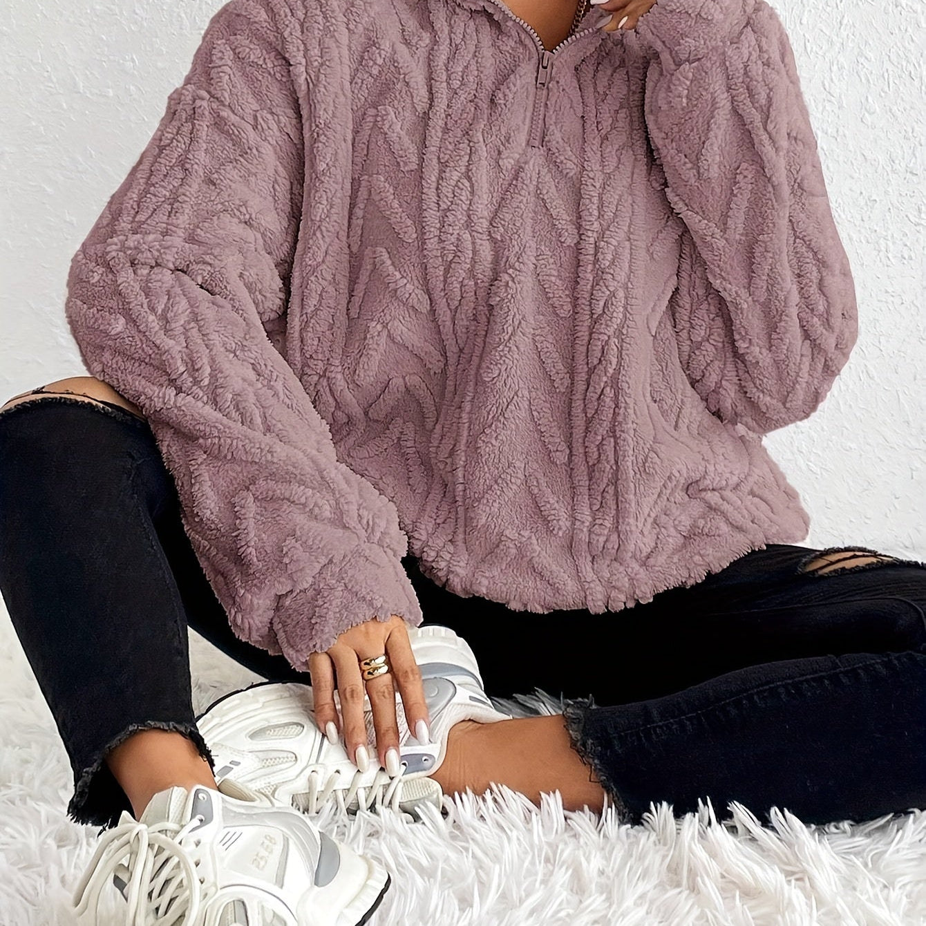 Ludmila - Teplý Pletený Svetr