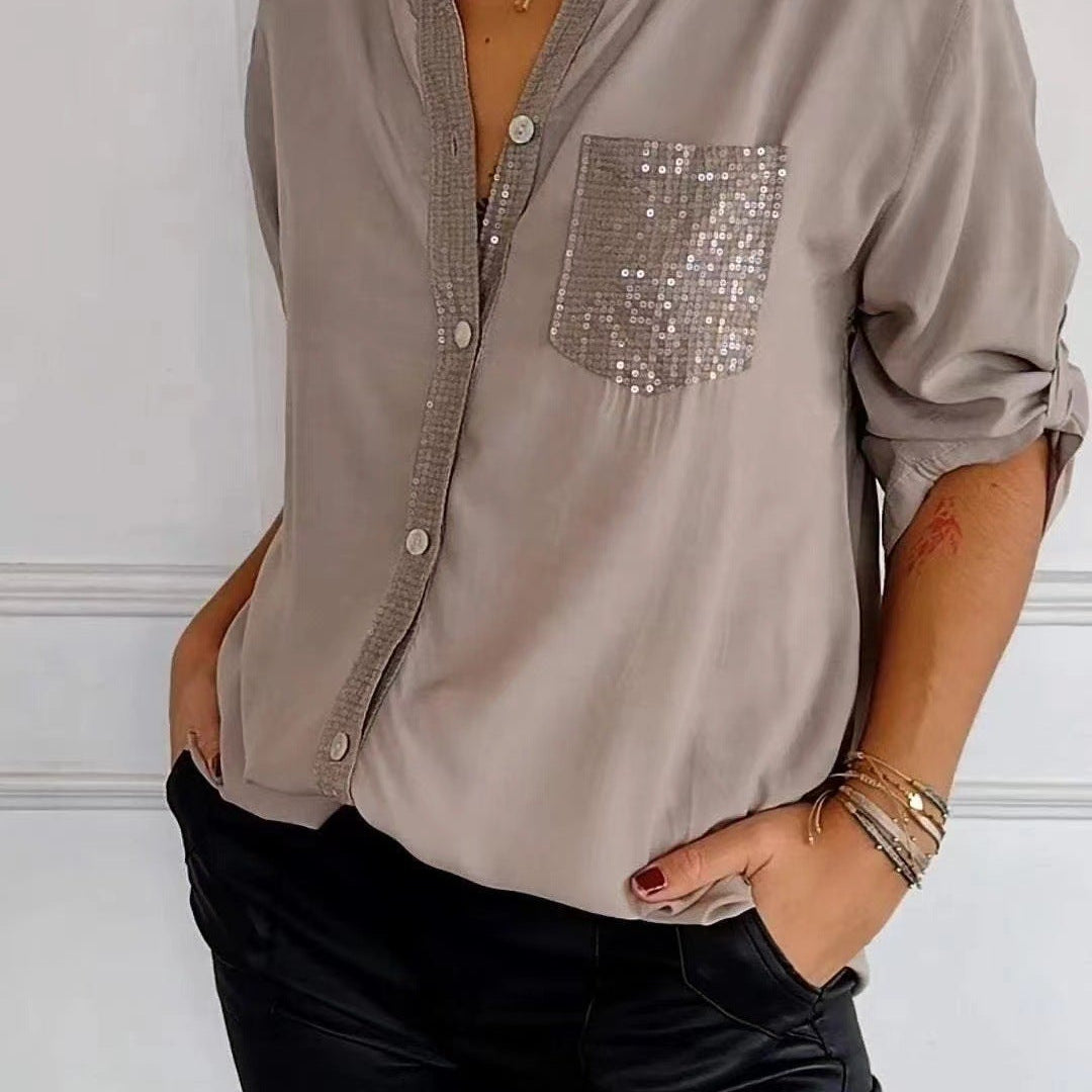 Gabriela - Blůza s flitry