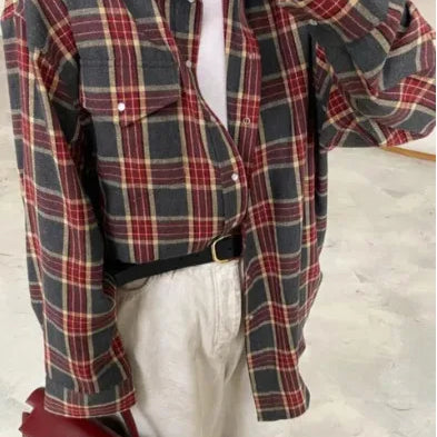 Eva - Jednoduchá Flanelová Košile